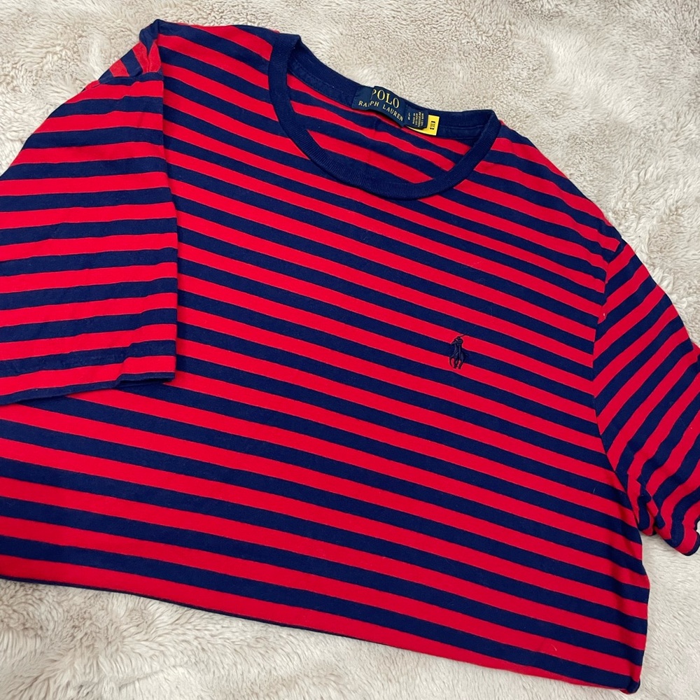 Striped Polo Tee